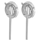 2 stücke Cocktailsieb Edelstahl Eisblocker Bar Getränke Zubehör