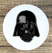 STAR WARS DARTH VADER WHITE CERAMIC KITCHEN CABINET DRESSER KNOB DECOR