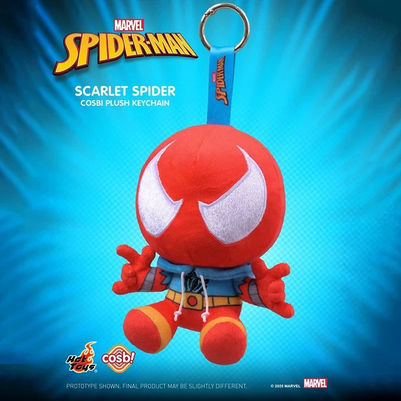 HOT TOYS X Marvel Spider-Man COSBI Series Plush Blind Box Keychain