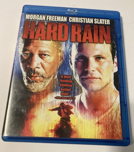 Hard Rain (Blu-ray Disc, 1998) Morgan Freeman, Christian Slater, Randy Quaid