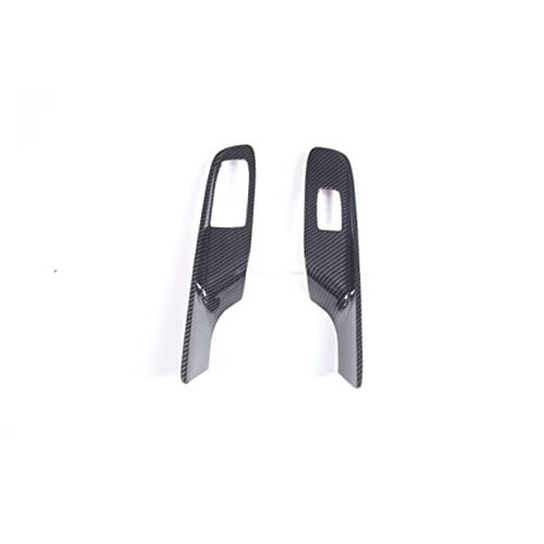 Window Lift Switch Cover Compatible with Chevrolet carbon fiber pattern