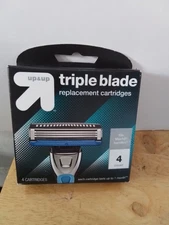 Up & Up Men's Triple Blade Replacement Cartridges 4ct