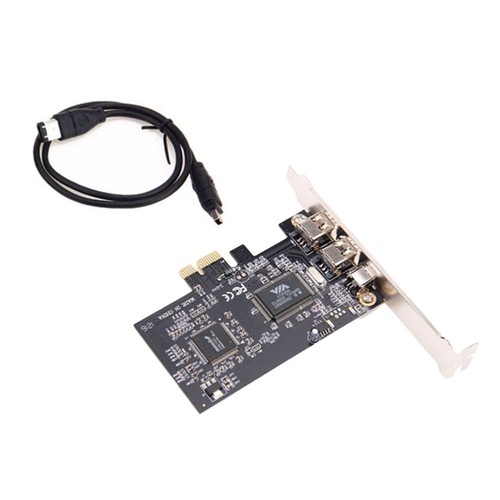 PCIe to 1394 3 Ports Expansion with Low Profile Bracket and Cable for Desktop PC - Afbeelding 4 van 12
