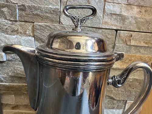 Sambonet Contour Luxury Teapot Italy Silver plated Coffee Pot - Picture 10 of 11