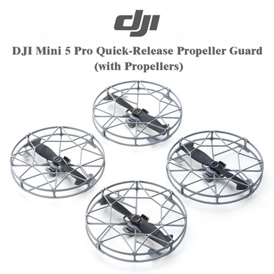 DJI Mini 5 Pro Quick-Release Propeller Guards w/Props – Mag Merge Storage&Safety | UK