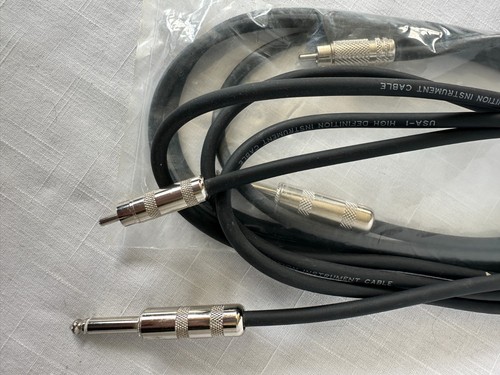 CONQUEST Sound 1/4" M a RCA M Switchcraft Cantidad 4, 2x3' 2x6' Hecho en EE. UU. NUEVO - Imagen 4 de 4
