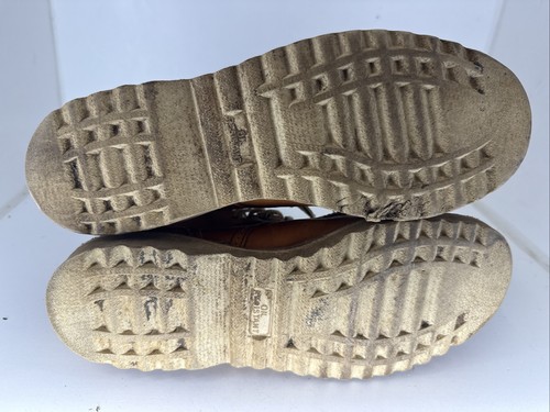 Vintage Leather Moc Toe Work Boots Mens 9 D - Picture 6 of 8