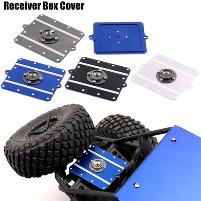For Axial Wraith RR10 90048 RC Car Crawler Metal Receiver Box Cove Upper Cover