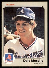 1983 Fleer #142 Dale Murphy Atlanta Braves