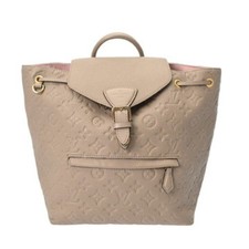 LOUIS VUITTON Monogram Empreinte Montsouris PM Tourterelle M45410 Women's Leathe