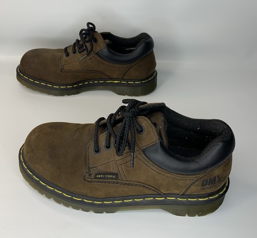 Zapatos de Trabajo Dr Martens Ashridge Industrial Punta Suave Cuero Marrón Para Hombre Talla 10 M - Imagen 7 de 15