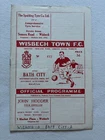 1960 - 1961  Wisbech Town  v  Bath City