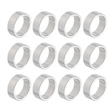 12pcs Aluminum Spacer 12mm Bore x 15mm OD x 6mm Length