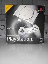 Sony PlayStation Classic Gray Console Very good condition with 2 controllers
