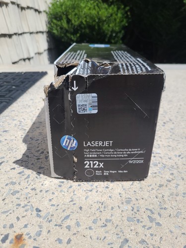 Cartucho de tóner LaserJet original negro alto rendimiento HP 212X sellado *CAJA ABOLLADA* - Imagen 4 de 6