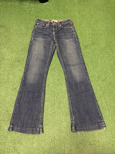 Pantalones Ariat REAL Niñas Kimberly Pierna Ancha Talla 14 (28x31) Elastizados Azul Western - Imagen 6 de 18