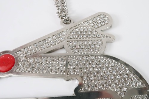 HUGE Chicago White Sox Metal Homerun Chain - 80s Logo Necklace with "Diamonds" - Picture 7 of 10