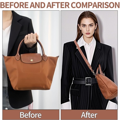 Women's Handbag Strap Kit - Adjustable Leather Crossbody Shoulder Strap Repla... - Picture 6 of 7