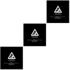 3pcs nützliche Plattform heißer Bettaufkleber Langlebiger