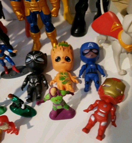 Toys Action Figures Lot Of 27 He-man The Flash Thanos Shazam 1"-12" Hasbro - Picture 5 of 12