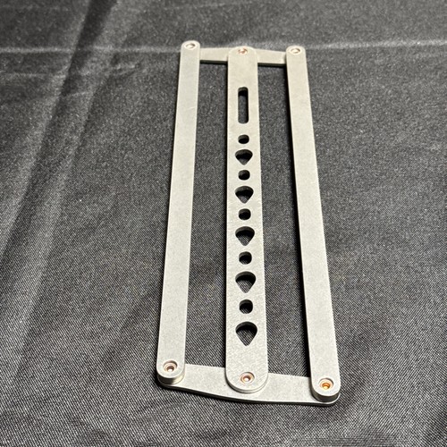 Geji Leather Belt Auxiliary Positioning Punch Ruler Leather Templates Portable - Picture 6 of 11