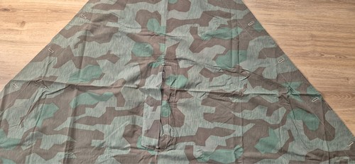 Wehrmacht Original Zeltbahn Heer Splittertarn Zeltplane WK2 WW2 - Bild 14 von 17