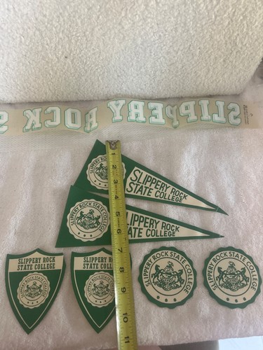 Vintage Slippery Rock State College Aufkleber Sticker Lot - Bild 6 von 7
