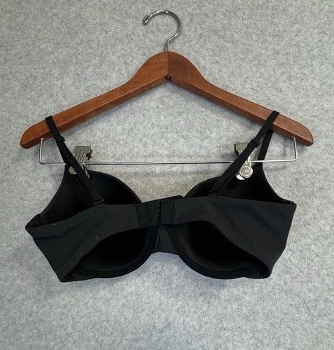 Skims Black Stretch Underwire Bra Size 34D Lightly Lined Everyday T-Shirt - Picture 4 of 4