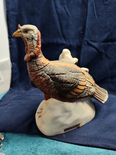 Vintage Austin Nichols Wild Turkey Lore 1980 Serie 2 leere Schnaps Dekanter - Bild 4 von 13