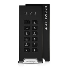iStorage diskAshur M2 1TB – PIN authenticated, hardware encrypted USB 3.2 portab