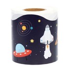 4 Rolls  of Creative Space Themed Blackboard Border Bulletin Board Decoration