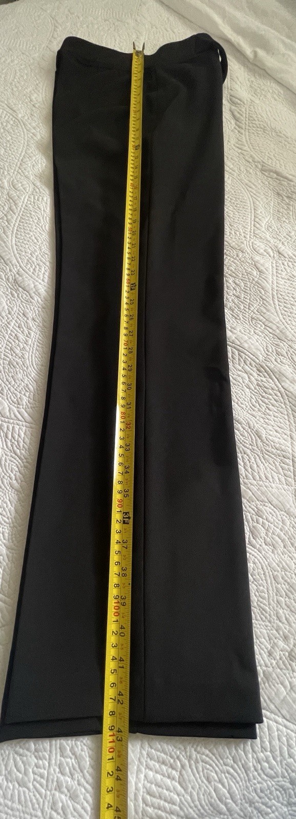 NWT Calvin Klein Black High Waist Tie Front Pants Medium Tag $79.50 Ships Today image 9