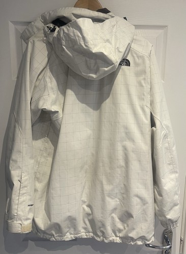 The North Face🔥Regenjacke weiß/braun Kapuze wasserdicht Hyvent Herren M - Bild 8 von 8