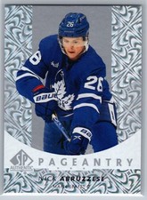 2022 SP Authentic Nick Abruzzese Pageantry #P-90 Toronto Maple Leafs