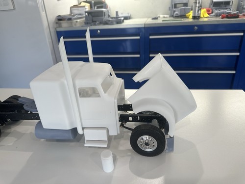 ricambi carrozzeria camion rc tamiya 1/14 Kenworth 1:14 T800 W900 T-680 Lesu Lowboy Wedico - Foto 17 di 19