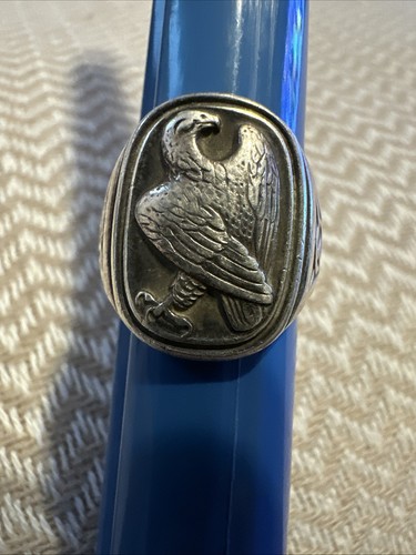 Georg Jensen 925 Adler Siegelring 1982 Franklin Mint, Dänemark LIMITED EDITION