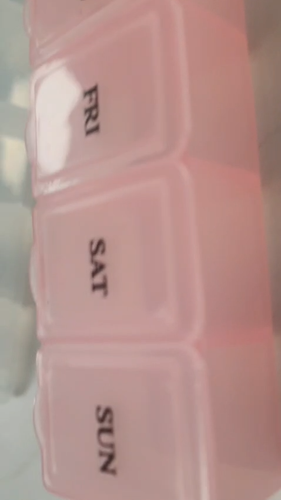 7 Tage Wöchentlich Pillen Organizer Box 6er Pack Verschiedene Farben AM PM Medizin Etui - Video 1 von 1