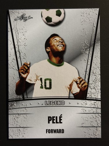 PELE' TEAM BRAZIL LEGENDS RARE LOT (8) 2022-2024 LEAF MINT SOCCER CARDS - Bild 3 von 10