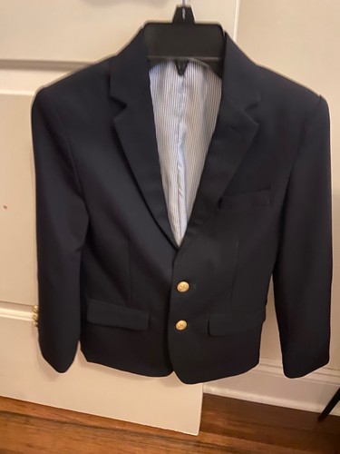 Boys Izod Navy Blazer size 8 regular