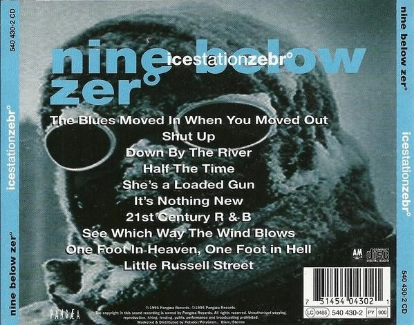 Nine Below Zero Ice Station Zebro CD UK Pangæa 1995 5404302CD - Bild 2 von 2