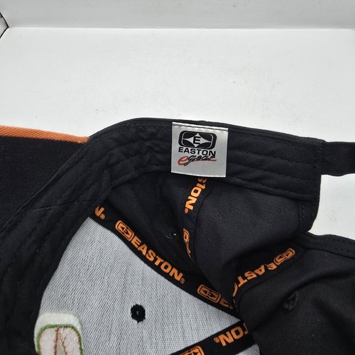 Easton Archery Black Orange Adjustable Hat Cap Size Adult EUC - Picture 7 of 7