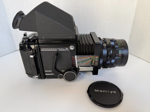 Vintage Mamiya RB67 PRO S Filmkamera Prismensucher und 50mm Objektiv LESEN