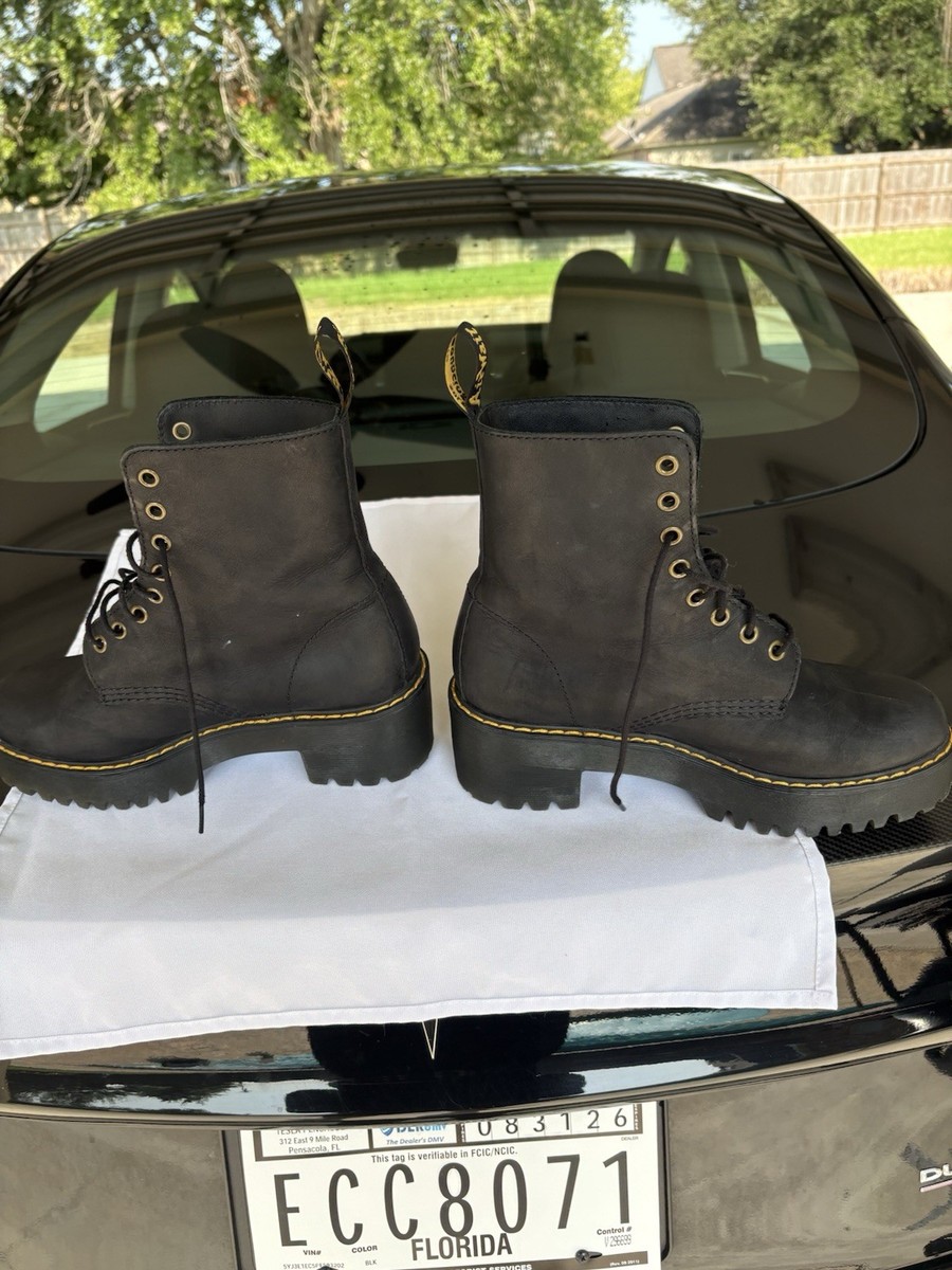 Dr. Martens Black Leather View 6