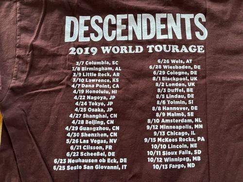Descendents Tour 2019 Shirt Nofx Pennywise SNFU Rancid No Use Millencolin Punk - Bild 4 von 4