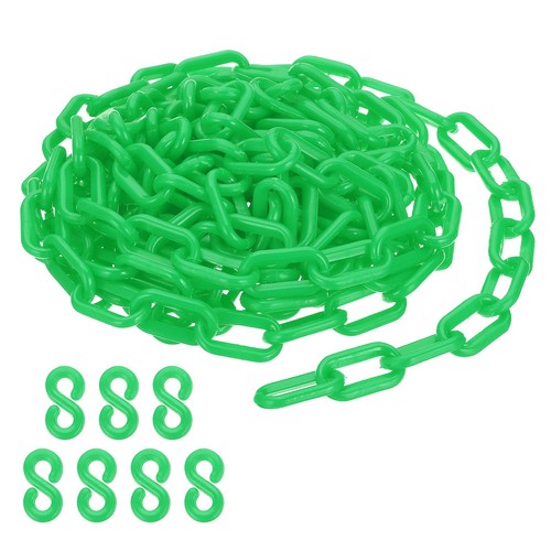 Grüne Kunststoffkette, 16 Fuß 6 mm Sicherheitsbarrierekette - Bild 1 von 7