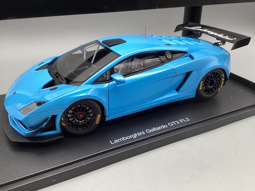 Maquetas de coches 1:18 AUTOart Lamborghini Gallardo GT3 FL2 2013 azul con embalaje original - Imagen 2 de 12