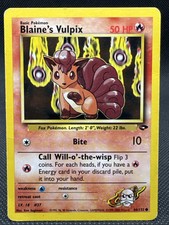 Pokémon Blaine's Vulpix Gym Challenge 66/132 LP