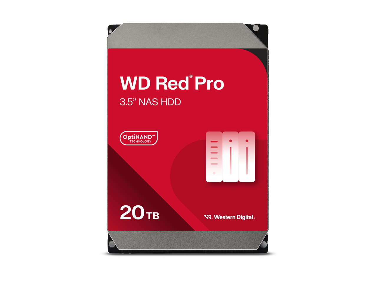 Внутренний жесткий диск Western Digital WD Red Pro NAS емкостью 20 ТБ HDD - 7200 об/мин, SATA 6 G