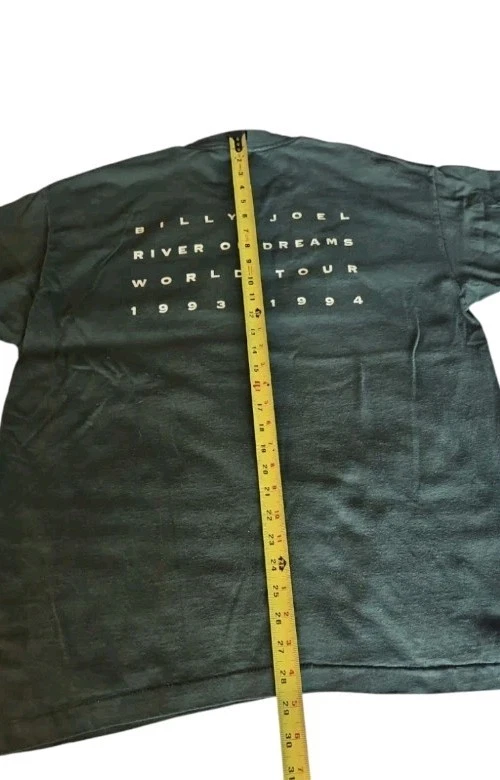 Camiseta De Colección Billy Joel 1993 1994 Gira de Conciertos XL Green River Of Dreams EE. UU. Foto 4 de 4