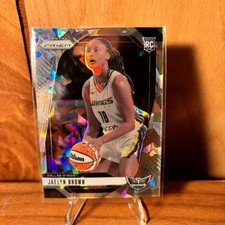 JAELYN BROWN 2024 Panini Prizm WNBA RC Rookie Silver Cracked Ice Prizm #31
